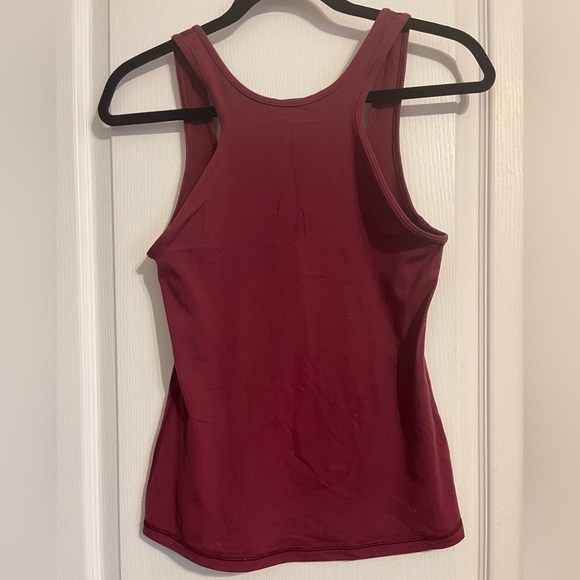 Lululemon Size 6 Burgundy Tank - Picture 2 of 6